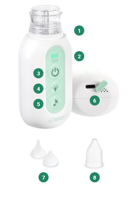 popis odsávačky na hleny